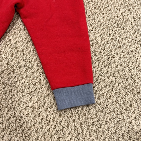 Baby Jordan Sweatpants Size 24 Months Red and Grey - Picture 5 of 8